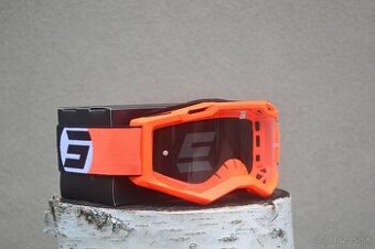Predám mx sx okuliare SHOT oranžové čierne biele