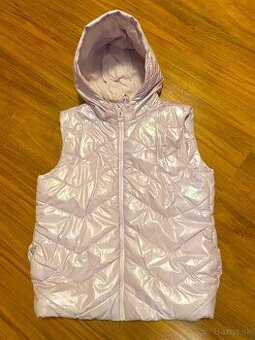 Dievčenská zateplená vesta veľ. 158-164