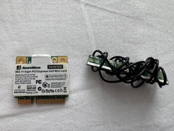AzureWave Wifi karta do notebooku + anteńa