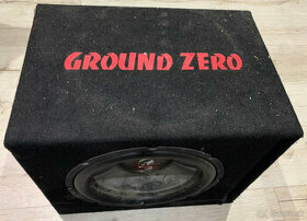Subwoofer Ground Zero + zosilňovač GZPA 2.300