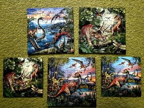 Puzzle dinosaury