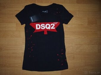 Dsquared2 dámske tričko čierne