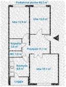 3 izbový byt v Petržalke - 0944309044
