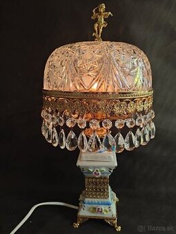 Originál krišťálová stolná lampa