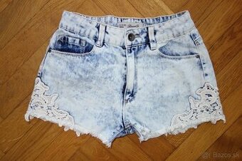 Rifľové šortky Denim Co 12-13 rokov