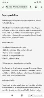 Medvedík interaktívny cubby - 1