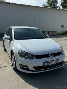 VW Golf 7 1,6 TDI 66kw, biela farba, manuál 5 r.v. 2014