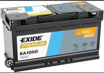 Predám úplne novú autobatériu Exide Premium EA1000.