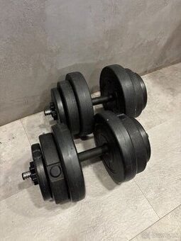 Nakladacie činky 37kg