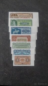 Kompletná sada bankoviek ČSR - 1953