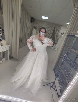 Predám svadobné šaty veľ. 50-54