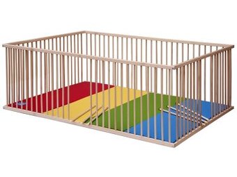 Drevená ohrádka pre deti Branko 140x200