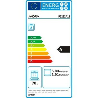 Plynový sporák MORA P 2252 A1S NOVÝ 200EUR