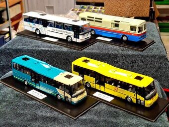Modely autobusov SOR  KAROSA , ŠKODA LIAZ  1:43