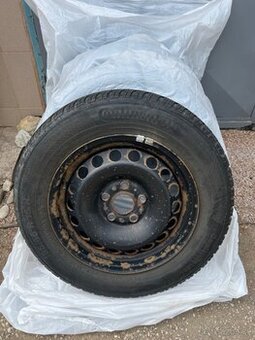 195/65, R15 VW disky 6x15 + zimné pneu 195/65, R15, 91H