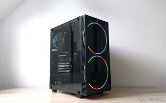 Herný pc 8jadro Ryzen 7 5800X 3,80ghz/NVME/RX6600XT 8GB