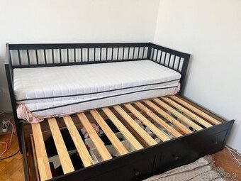 Rozkladacia posteľ hemnes s úložným priestorom