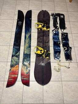 splitboard set + dve dosky Jones Frontier a Rossigno XW 164