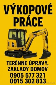 Zemné a výkopové práce CAT 302.7 CR