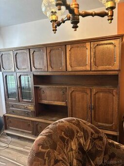 Starodávna drevená stena