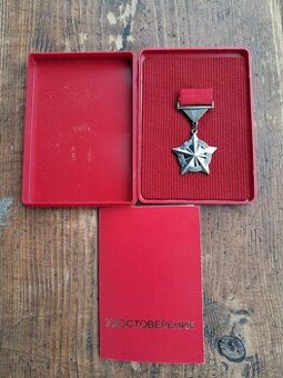 Medaile,vyznamenanie za socialisticke sutazenie