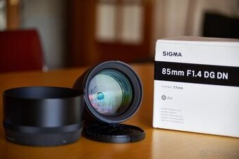 Predám Sigma 85mm f/1.4 DG DN Art – Sony FE