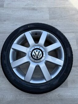 R17 ORIG.LETNÍ KOLA VW GOLF TOURAN CADDY PNEU 100%