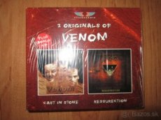 metal CD - VENOM - Cast In Stone + Ressurection + bonus CD