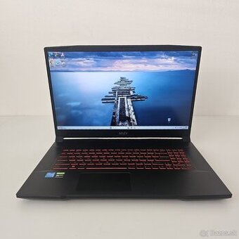 Herný notebook MSI Intel GTX 1650 RAM 16 GB 17"3 display