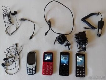Predam tlačitkove telefony.plne funkčne