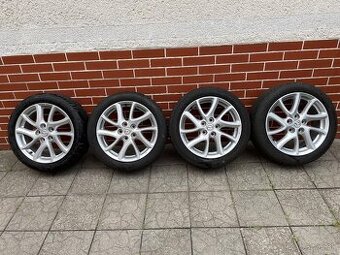 Originál disky Mazda R17 +letné pneu na mazdu 3