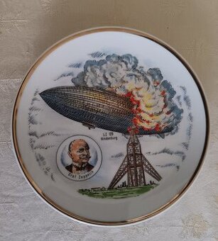 Porcelánový talíř  - Graf Zeppelin, Německo