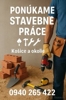 Hladám zakazky stavebné práce