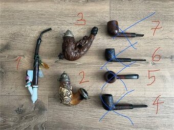 Fajky - viaceré druhy - 1