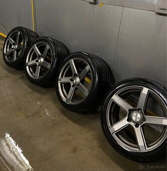 Predám hliníkové disky s pneumatikami DOTZ r17