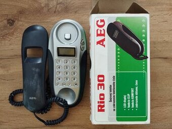 Šnúrový telefón AEG RIO 30 so zobrazením čísla