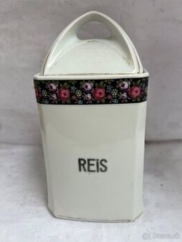 Starozitna doza na ryzu potraviny