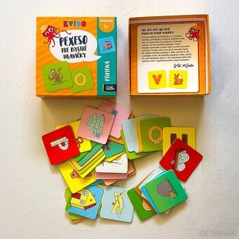 Kvído Pexeso pre bystré hlavičky Písmená