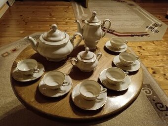 Čajová súprava z jemného porcelánu