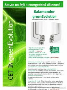 Plastové balkónové dvere Salamander 3sklo