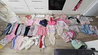 Veľký balík oblečenia pre dievčatko  86-92