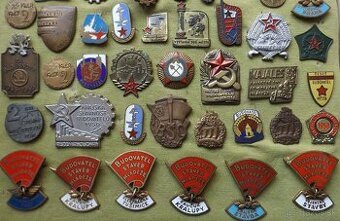 odznaky - rozličné druhy