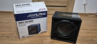Subwoofer Alpine SBG-844BR 8" modré podsvietenie