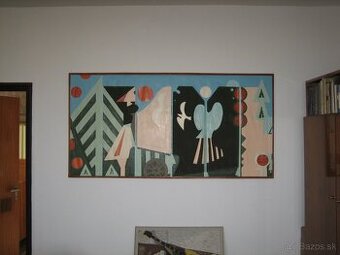 obraz ála Picasso, XXL  velký.