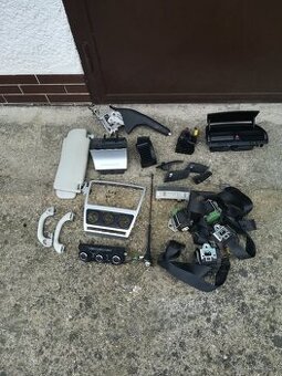 interier, plasti, ovladanie, škoda octavia II