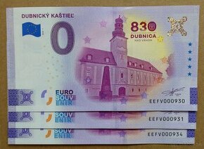 0 euro souvenir bankovky 2024
