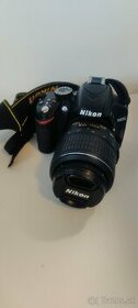 Nikon D3200, dva objektívy, taška