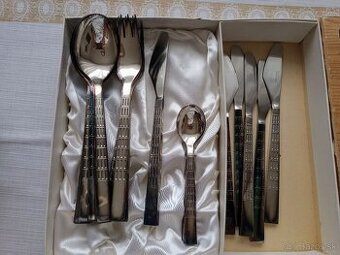 Toner - Czechoslovakia - Retro postriebreny priborovy set