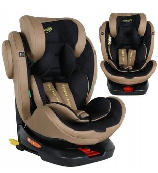 Nová autosedačka 40-150cm, ISOFIX, I-size, otočná