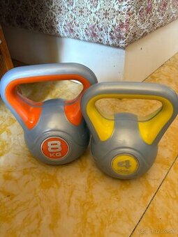 Predám Kettlebell 4kg a 8kg